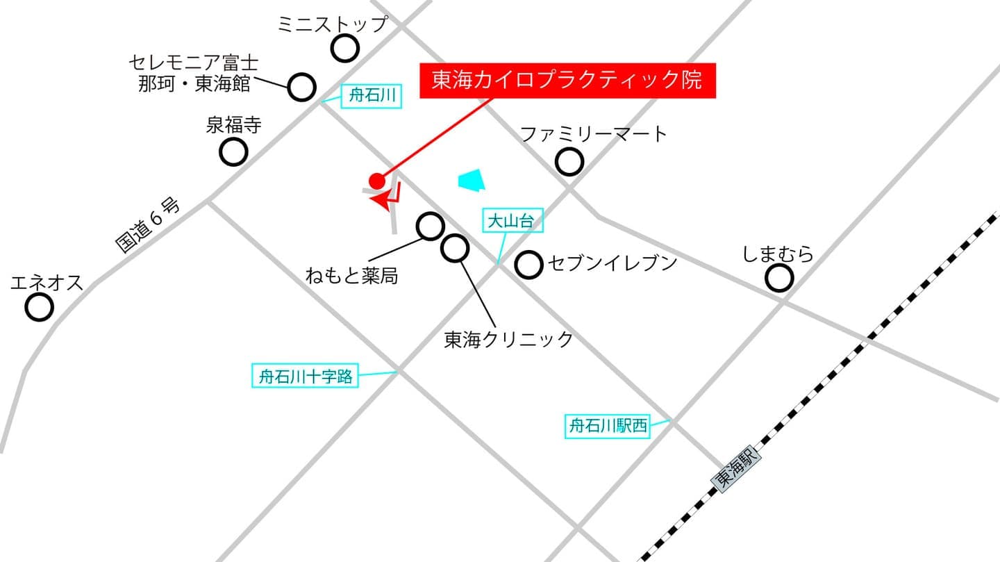 東海カイロプラクティック院アクセス 地図 所在地